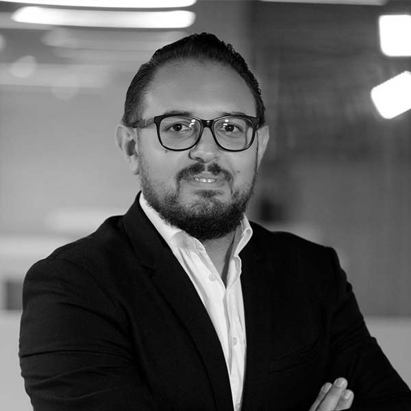 Black and White Portrait of Matthew Aquilina