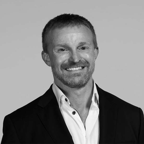 Black and White Portrait of Solomon Campbell